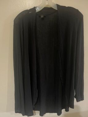 Black J Jill Swing Cardigan